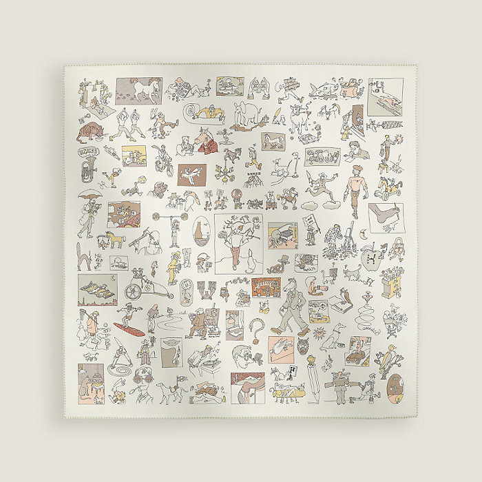 カレ 90 《切っても切れない仲間》 | Hermès - エルメス-公式サイト カレ 90 《切っても切れない仲間》 | Hermès - エルメス-公式サイト